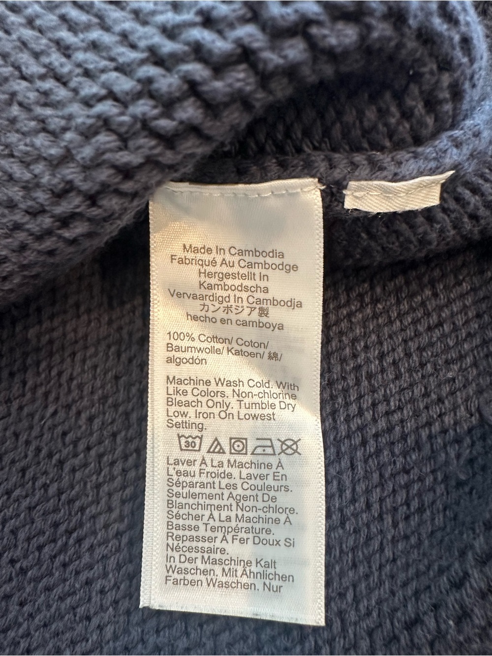 J. Crew Men's Navy Rollneck Sweater Navy - Picture 4 of 8